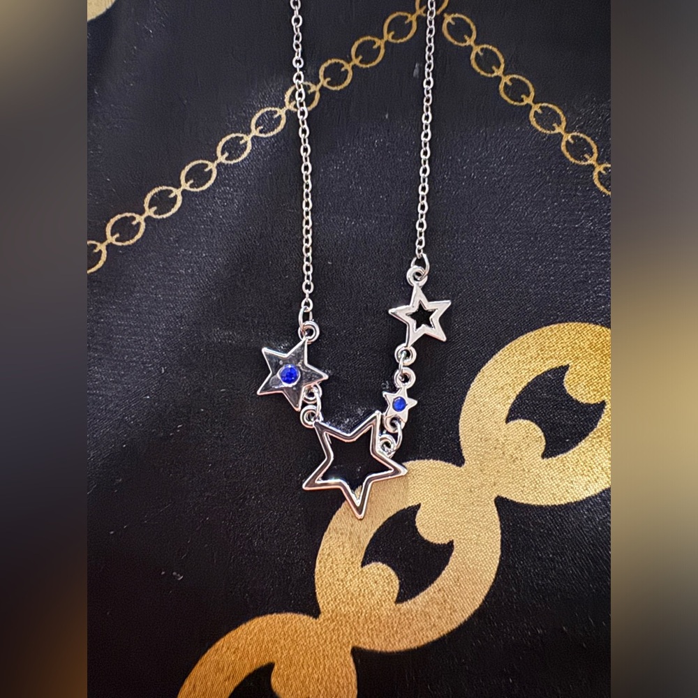 Paparazzi ⭐️ Proudly Patriotic 🇺🇸 Blue necklace and earrings